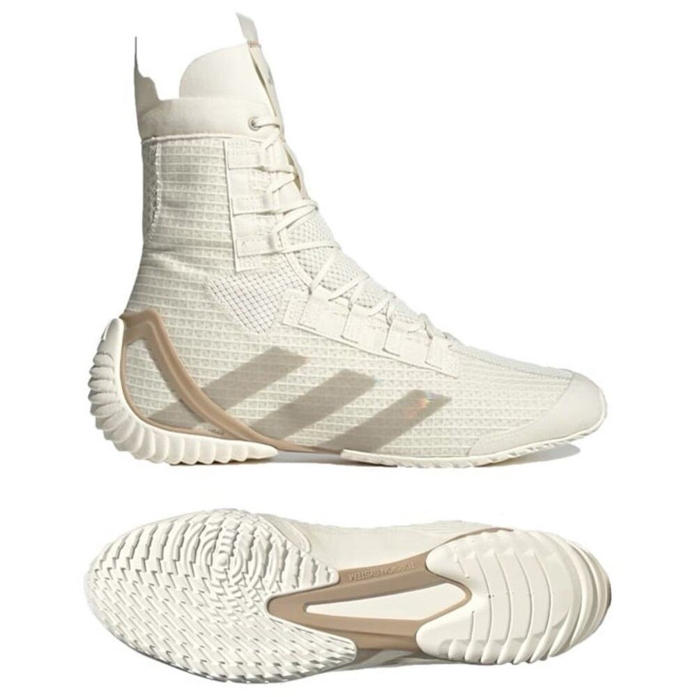 New Women’s Sz 8.5 Adidas Speedex 23 Boxing Shoes Off White JH8822